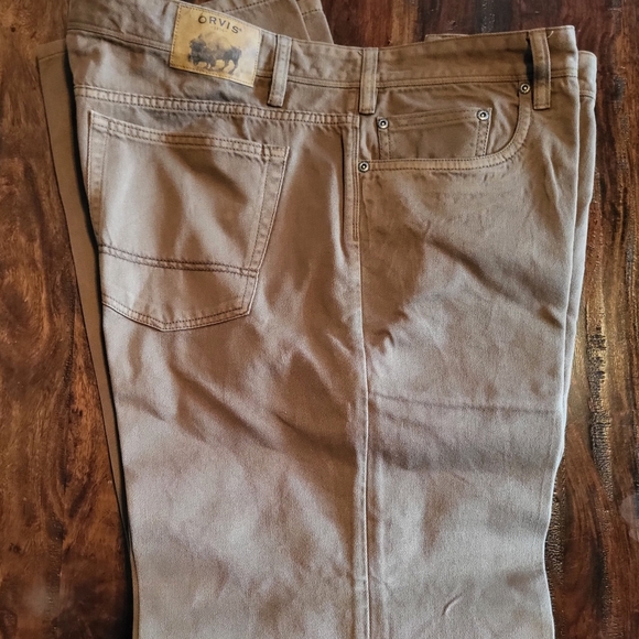 ORVIS PANTS LIKE NEW CONDITION 2 PAIR MEN'S SZ 42X43 - Picture 4 of 9